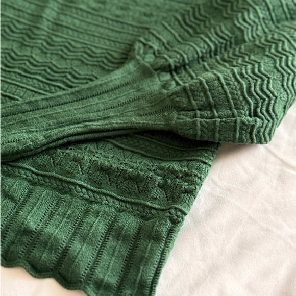 Sezane Green Knit Top - Picture 2 of 9